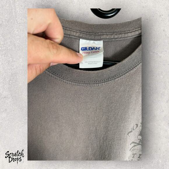 Gildan Men TShirt Size XL Vintage Y2K No Shoes Nation Local Crew Graphic Tee V02 - Picture 2 of 5